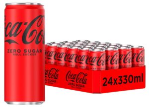 24x Coca-Cola Zero Sugar – koffeinhaltiges Erfrischungsgetränk