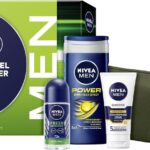 NIVEA MEN Travel Power Geschenkset, Pflegeset mit Pflegeprodukten für unterwegs