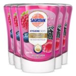 Sagrotan No-Touch Nachfüller Wildbeeren – Für den automatischen Seifenspender – 5 x 250 ml Handseife