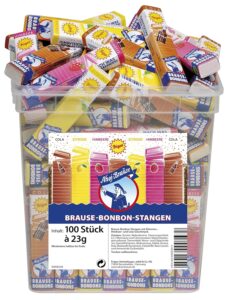 Frigeo Ahoj-Brause Bonbons-Stangen – Brause-Bonbons in drei Geschmacksrichtungen
