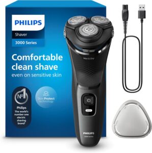 Philips Shaver 3000 Series S3145/00 Elektrischer Nass- und Trockenrasierer